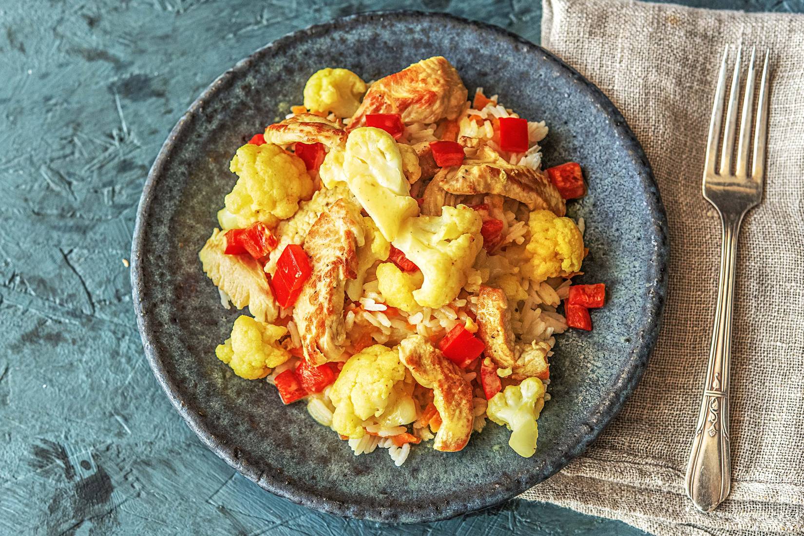 Hähnchen-Kokos-Curry