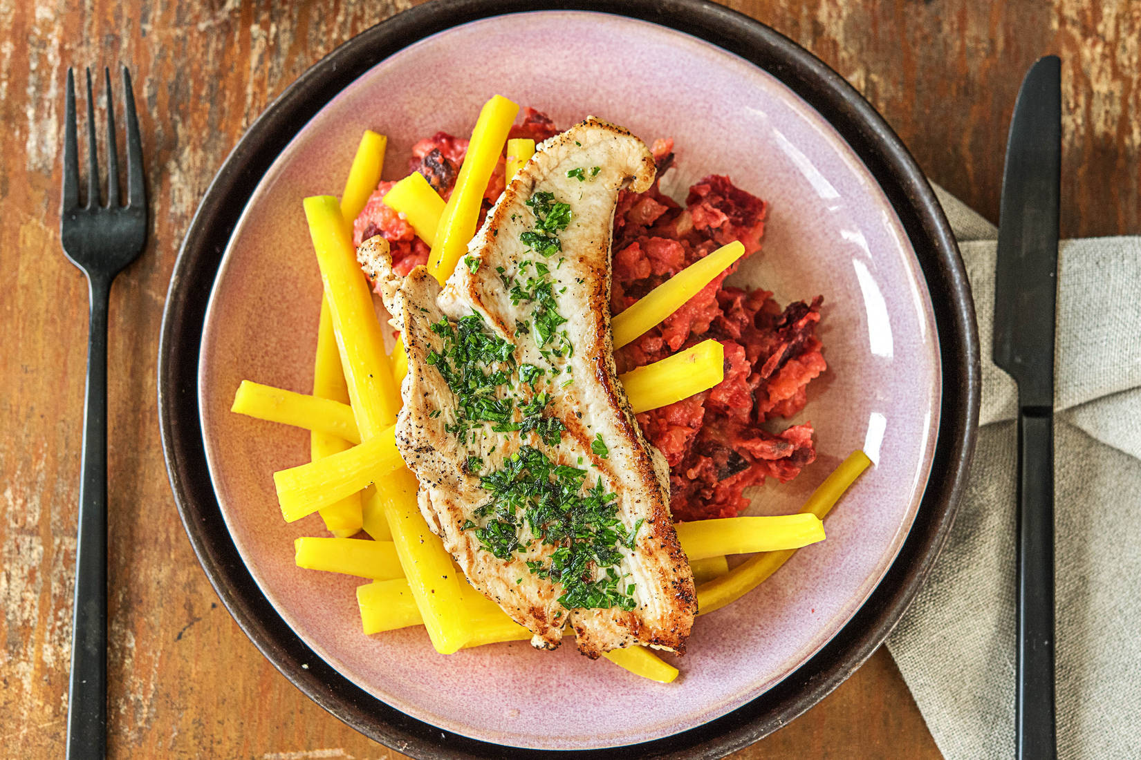 Trutensteaks mit Randenstock