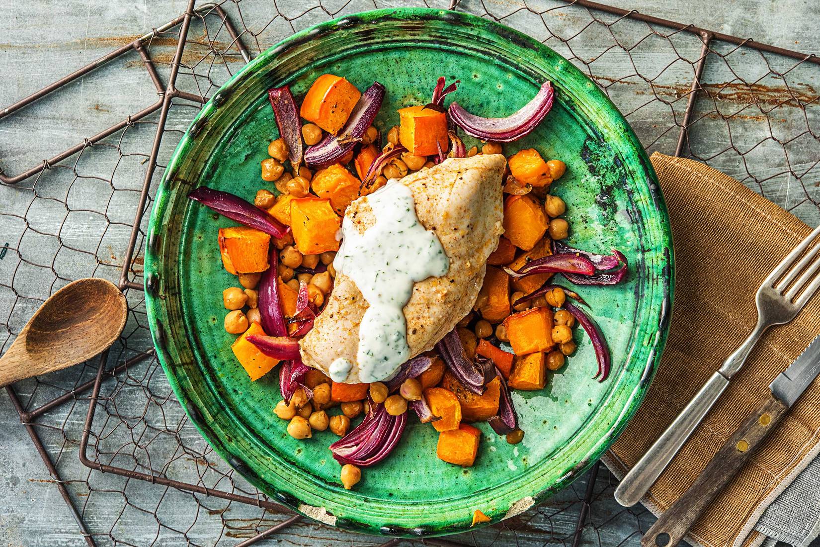 Würziges Harissa-Hähnchen