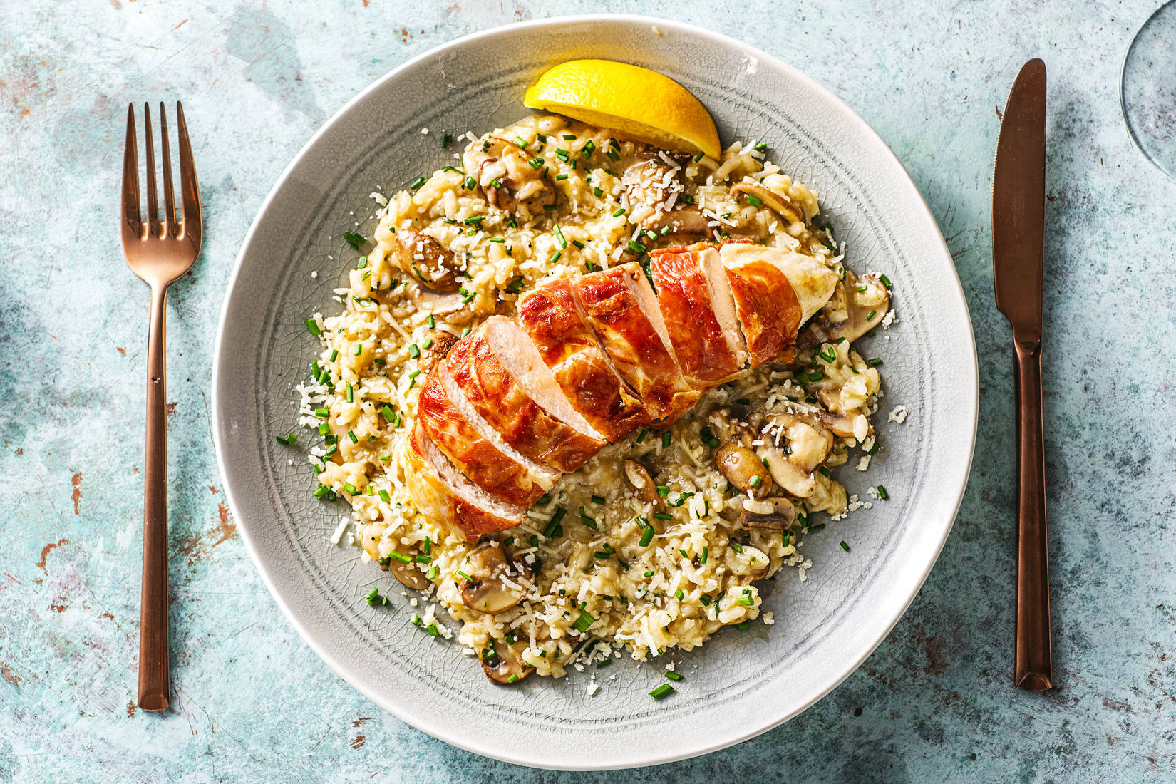 Prosciutto-Wrapped Chicken