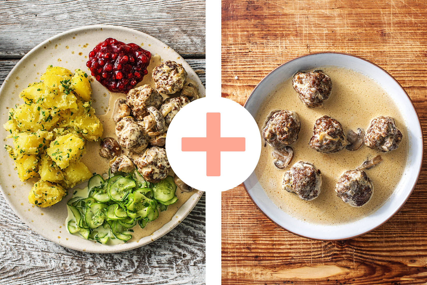 Köttbullar! Schwedische Hackbällchen