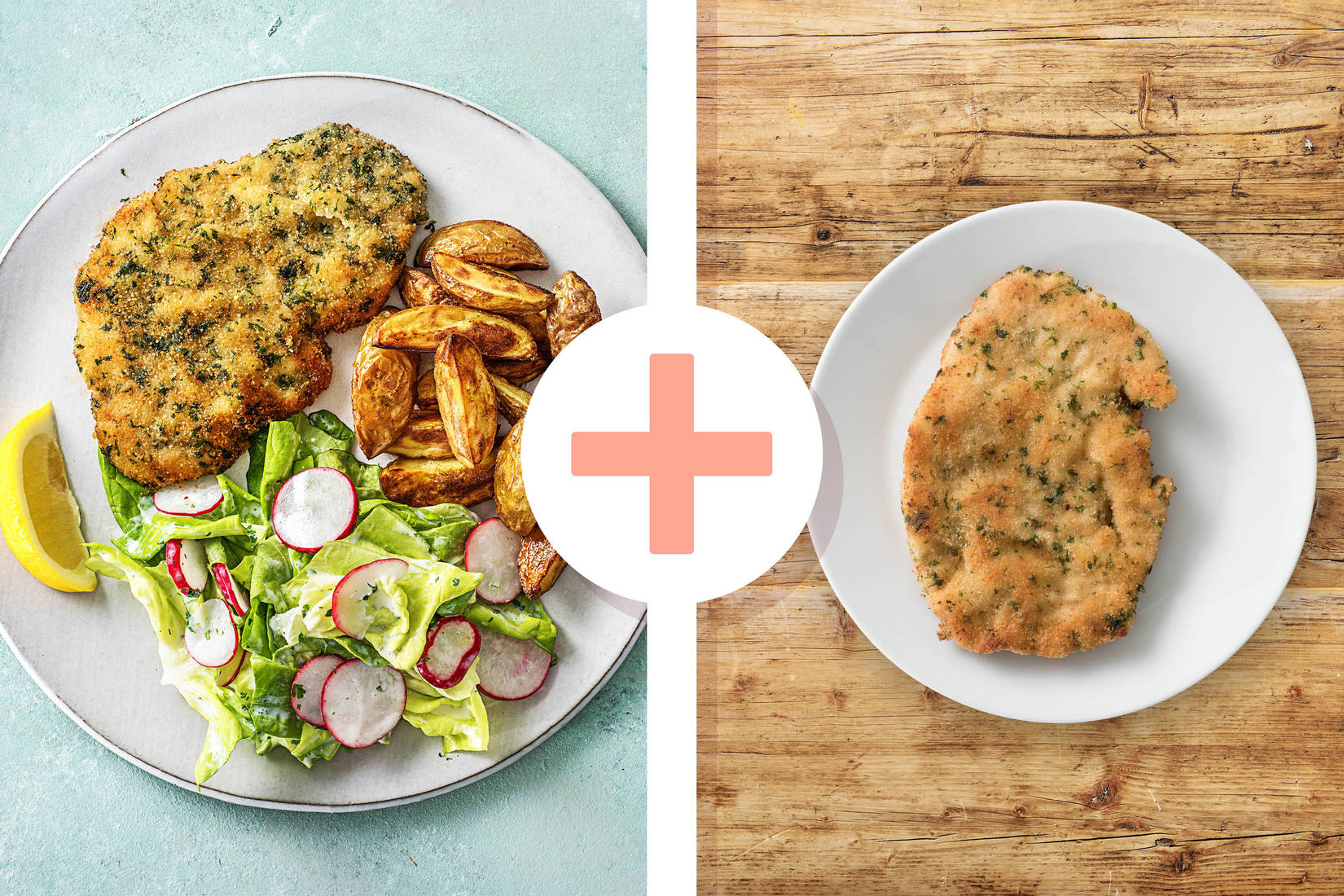 Knuspriges Kräuterschnitzel