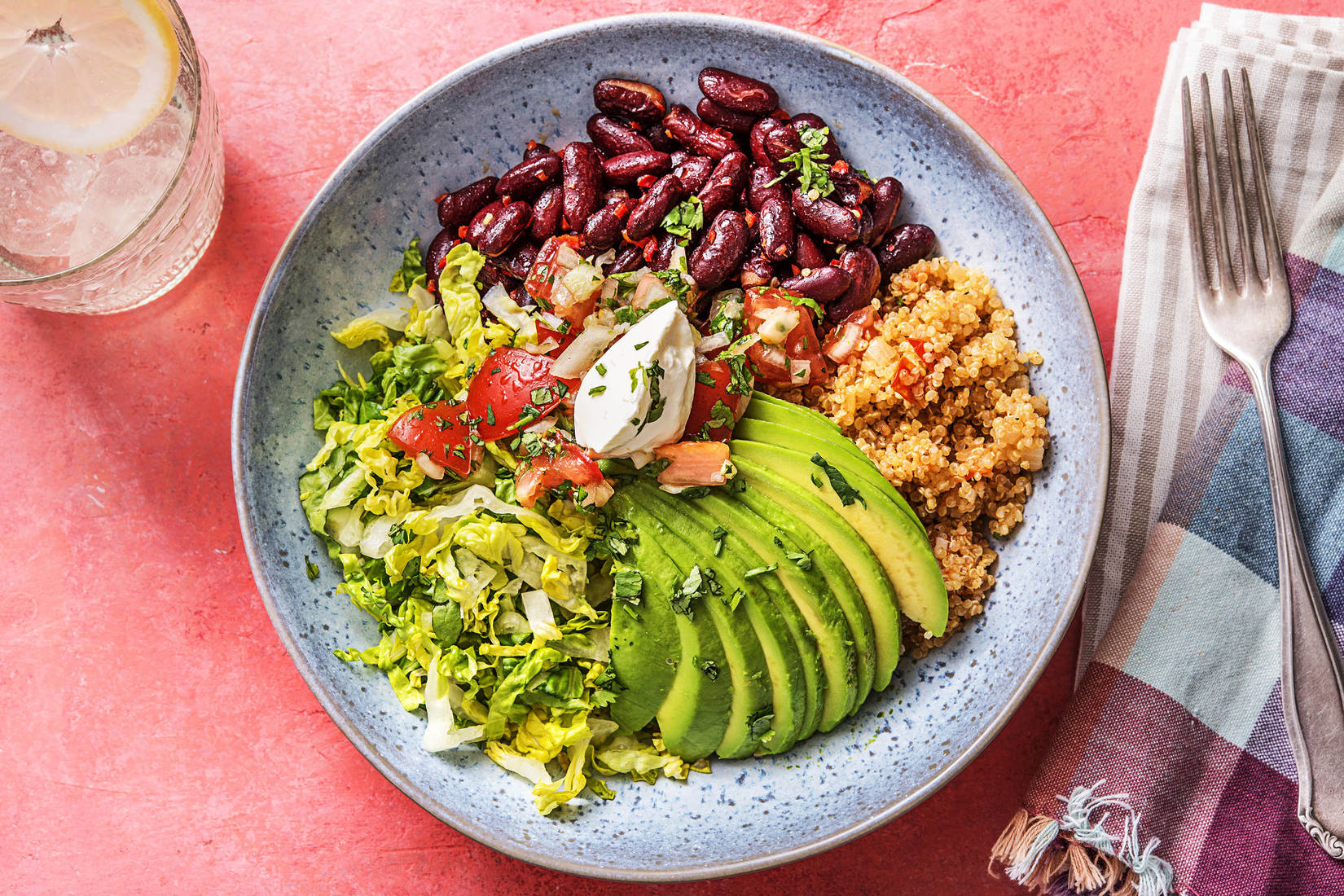 Burrito Bowl! Tomaten-Quinoa