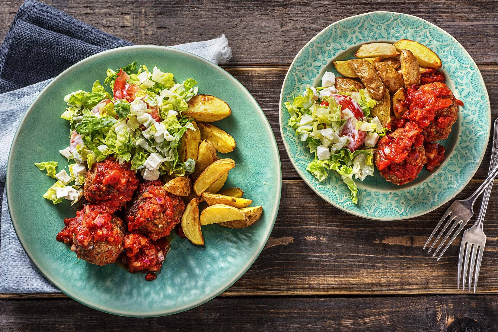 Mediterrane Hackbällchen