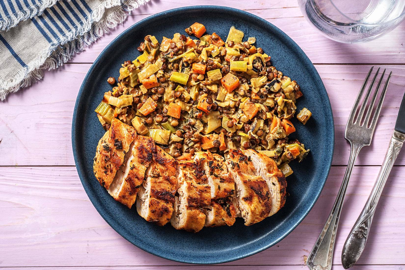 Gebratene Hähnchenbrust