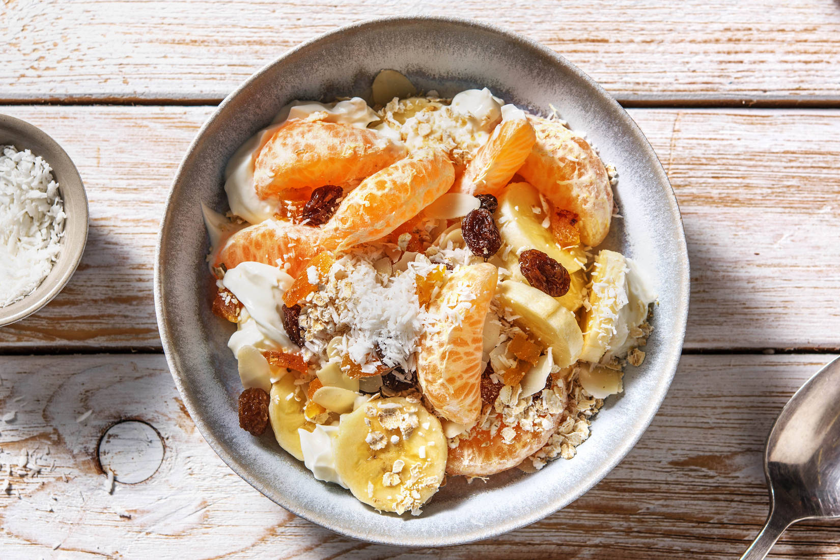 Halfvolle kwark met fruit