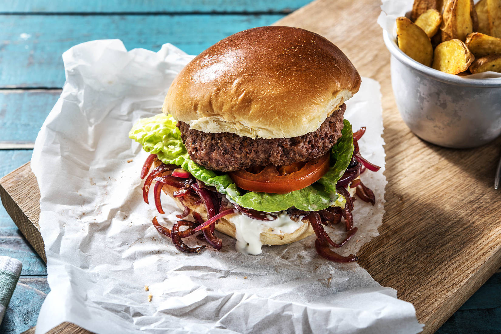 Marokkanischer Rindfleischburger