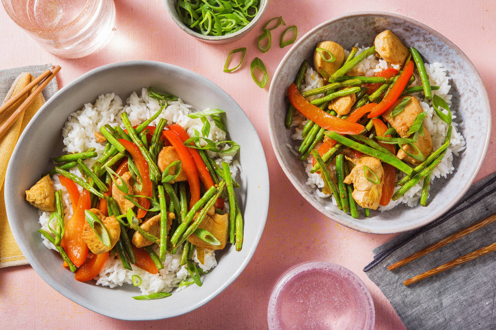 Asiatische Hähnchenpfanne