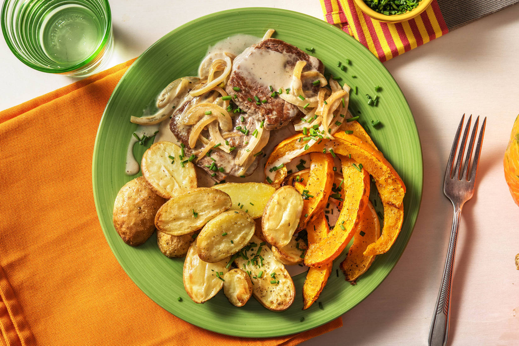 Gebratene Schweinemedaillons