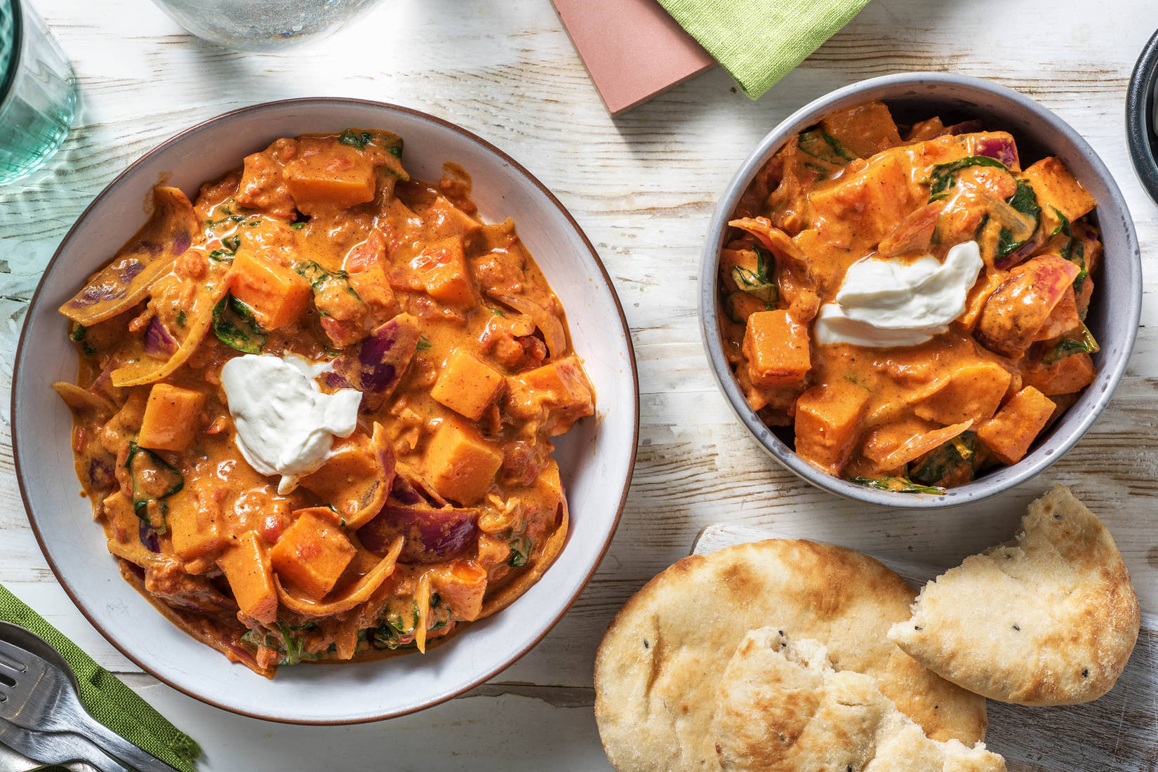 Indisches Süßkartoffel-Tikka-Curry