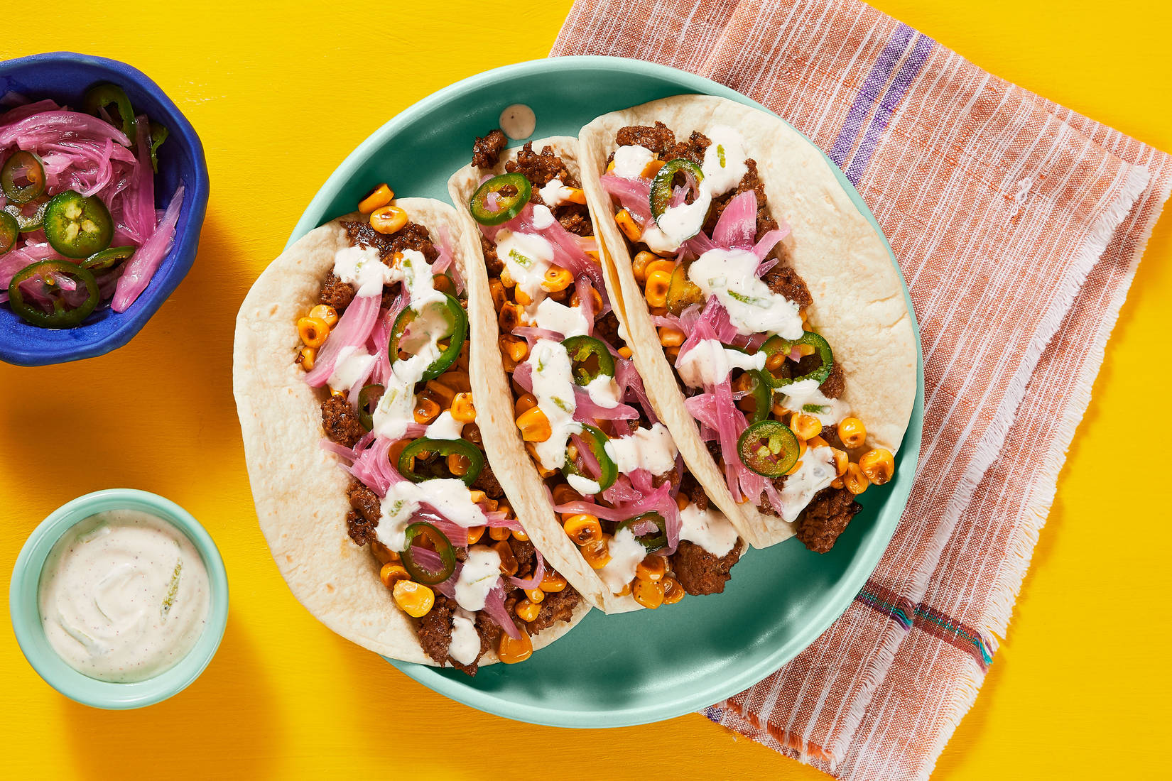 Mexican Pork & Street Corn Tacos