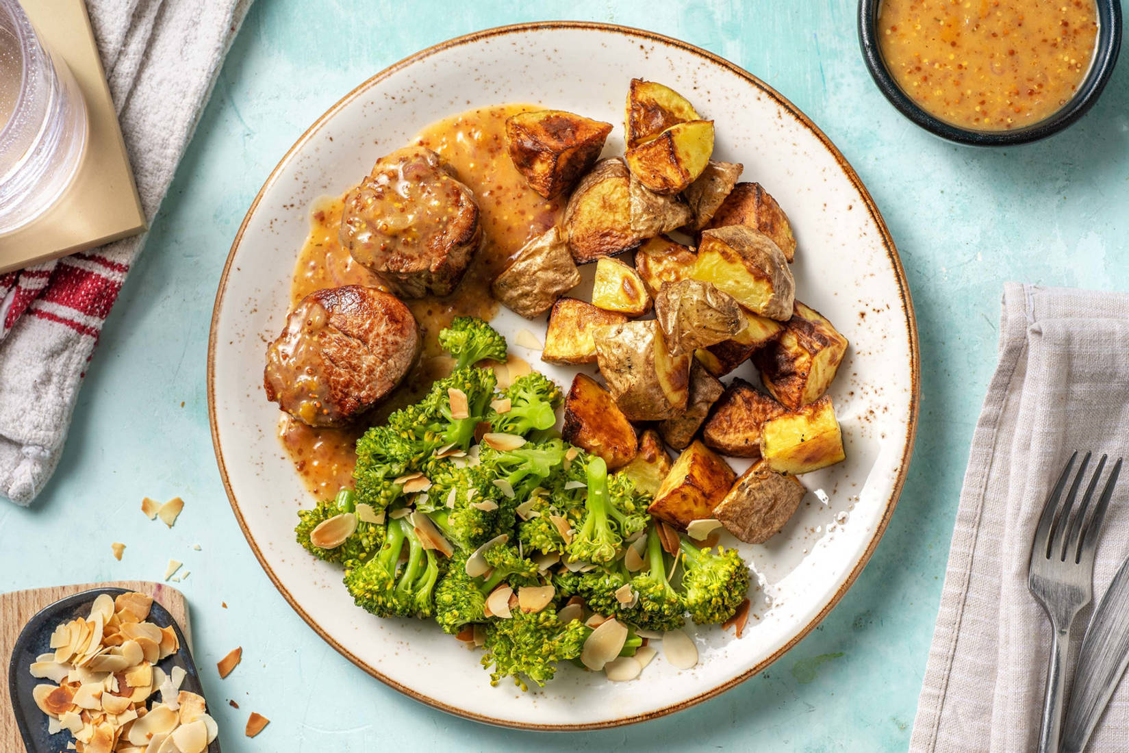 Schweinefilet mit würziger Aprikosensoße