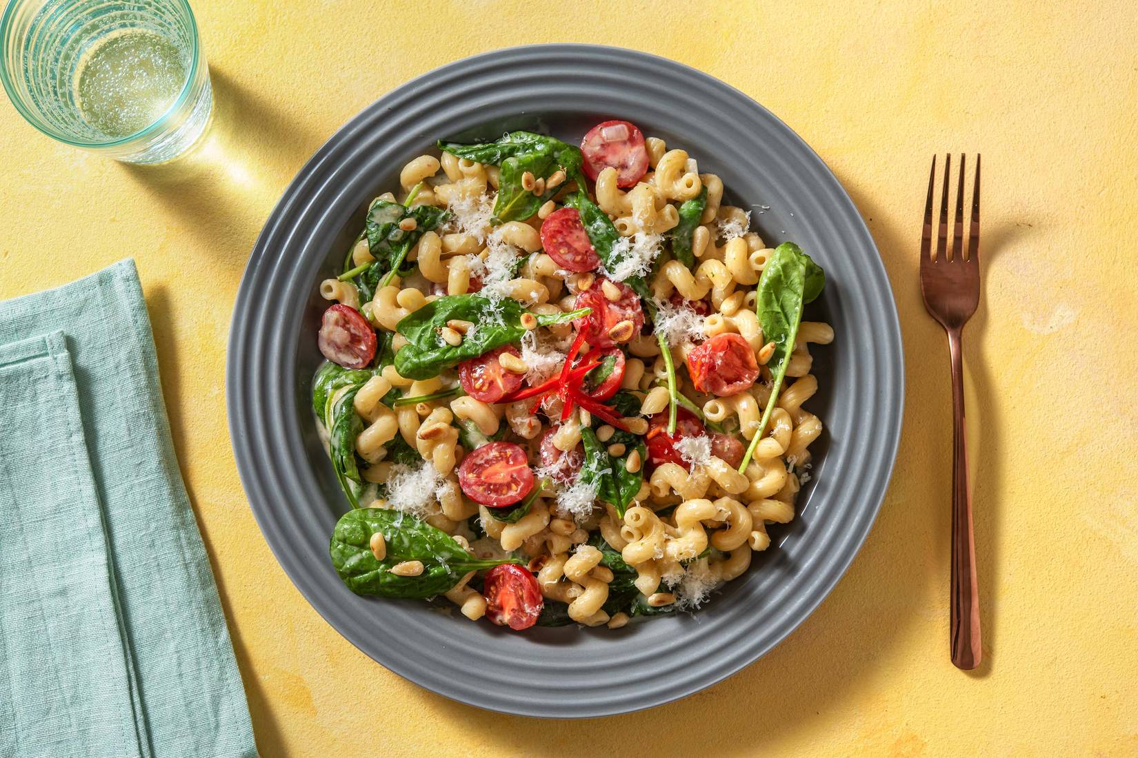 Torchietti mit Pesto Calabrese