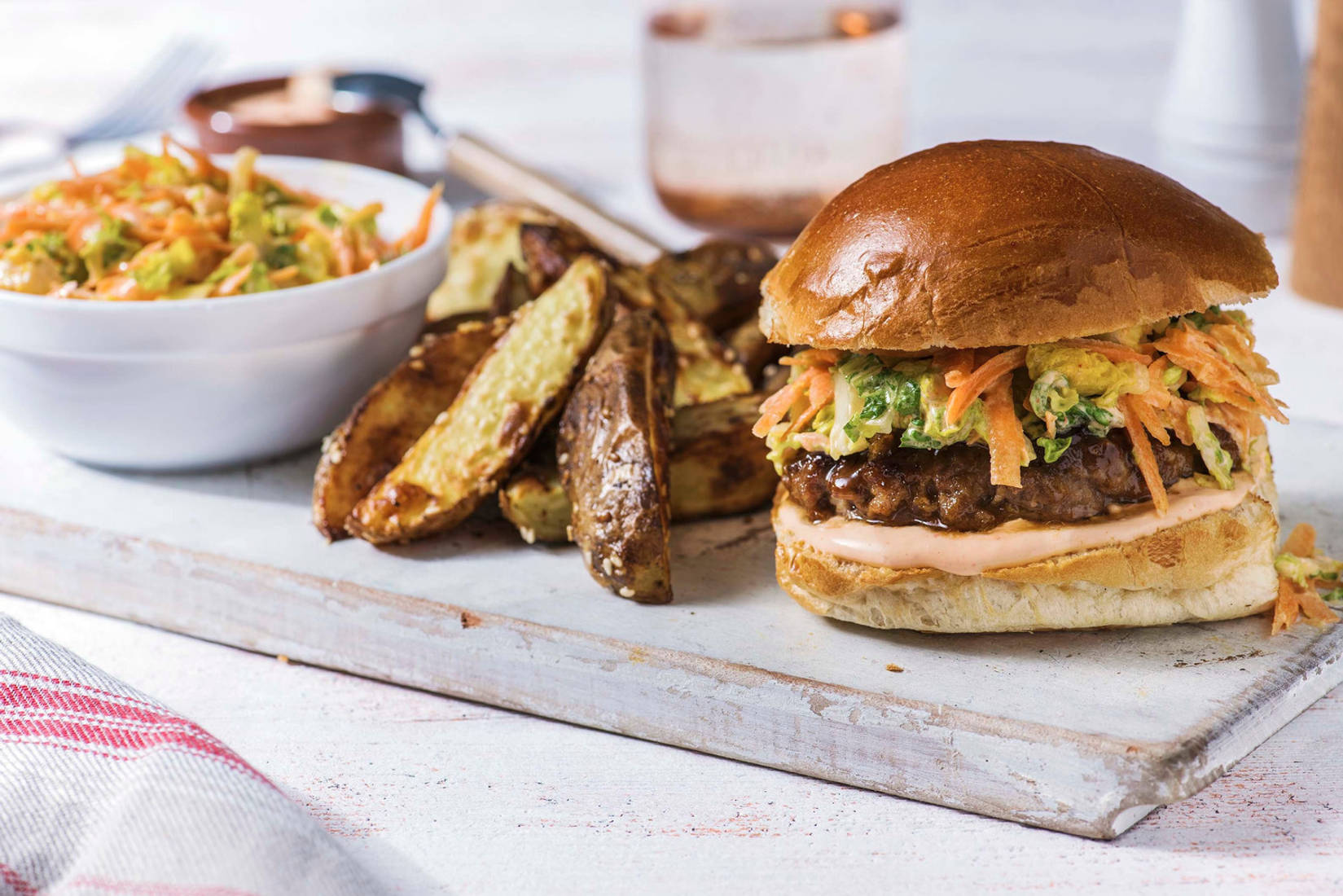 Honig-Teriyaki-Burger