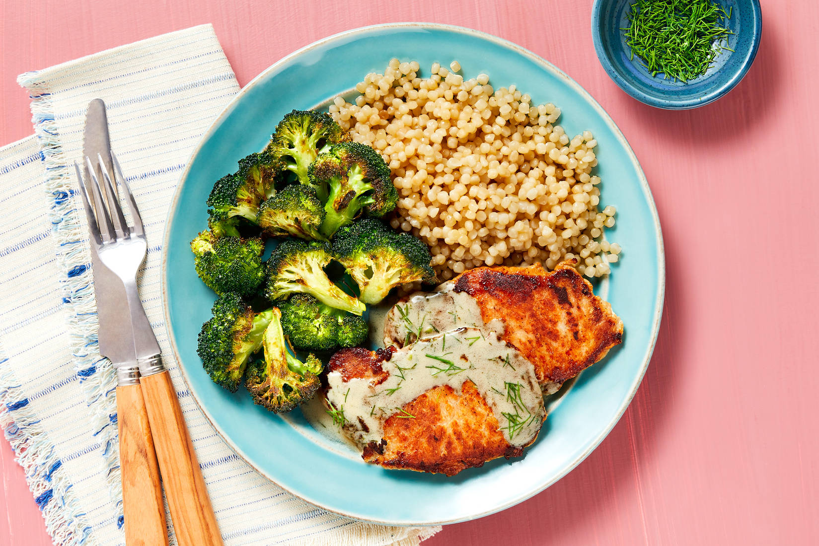 Creamy Dill Pork Cutlets