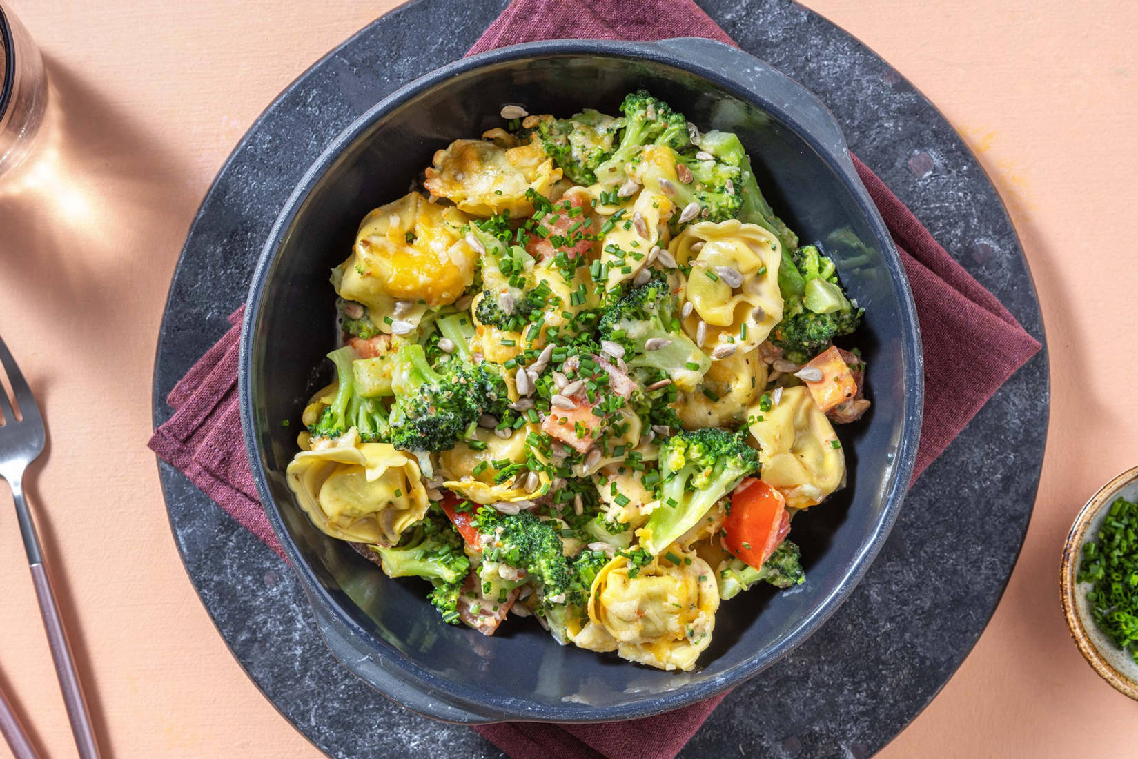 Gratinierter Tortellini-Auflauf