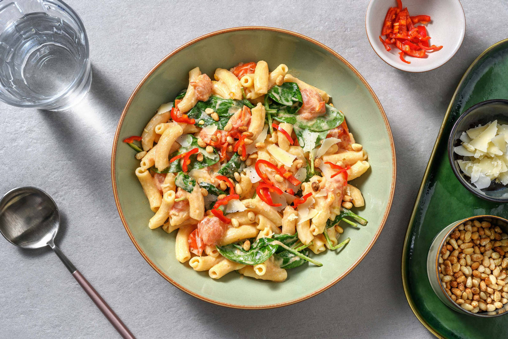 Torchietti mit Pesto Calabrese