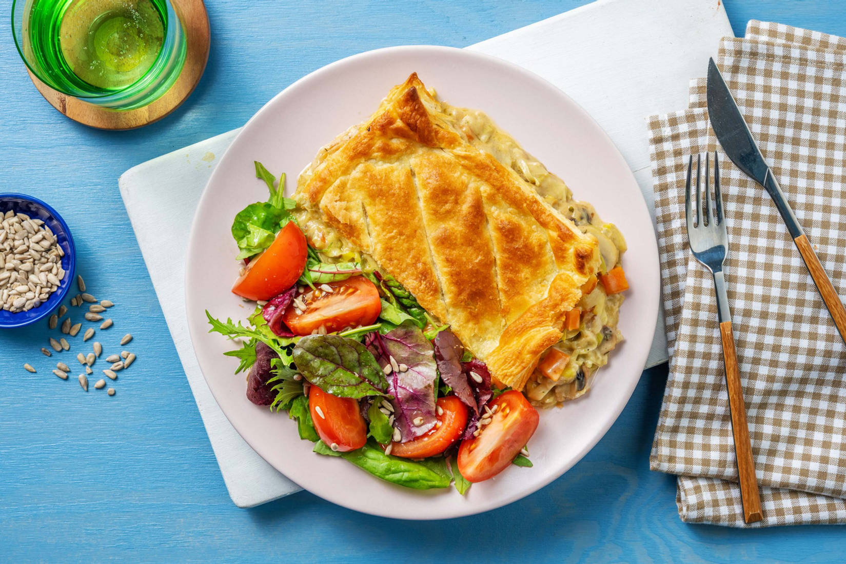 Tourte au ragoût  de légumes