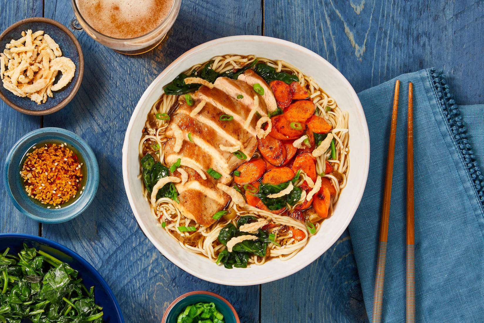 Chicken Ramen in a Shoyu-Style Broth