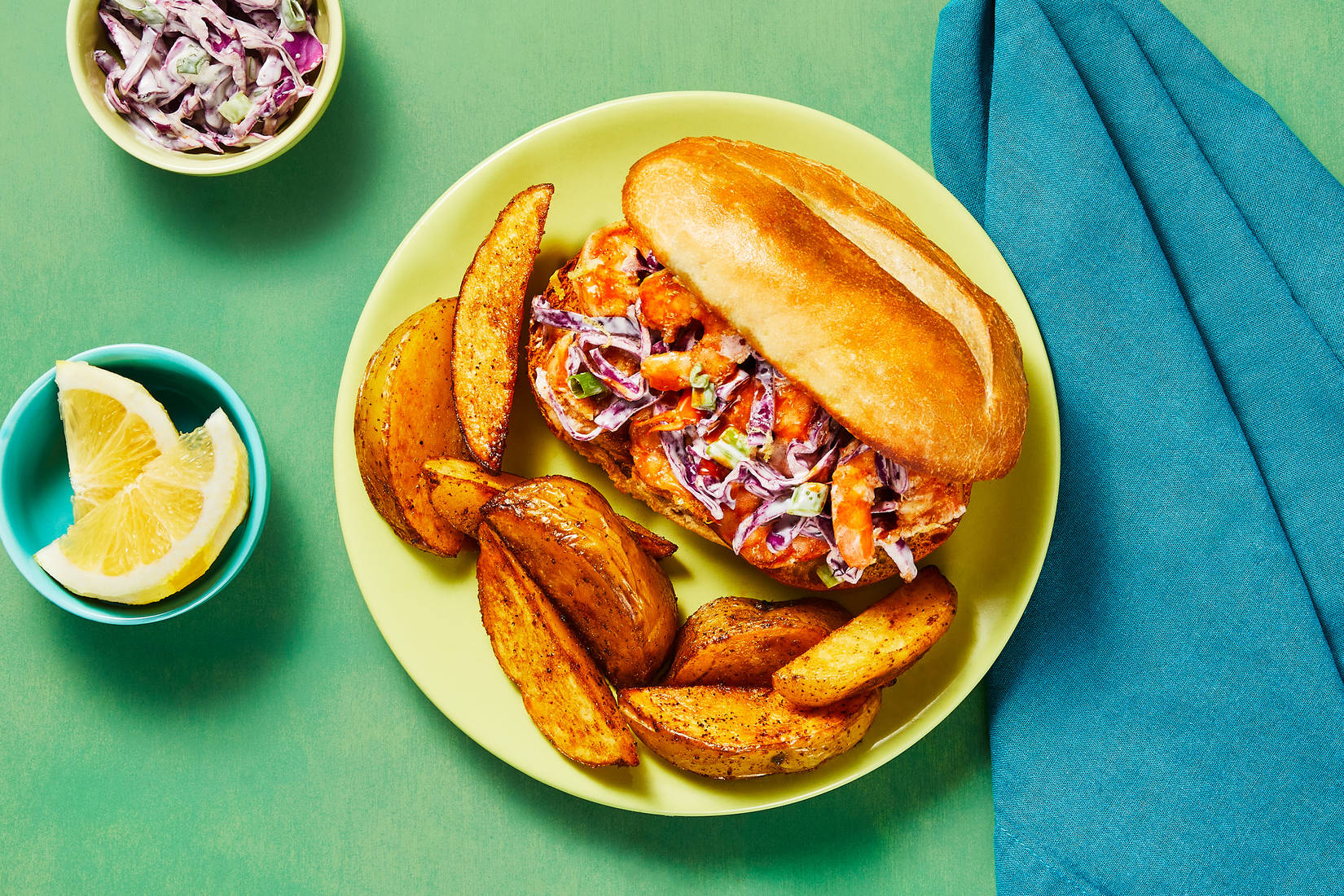 Warm Buttered Shrimp Rolls