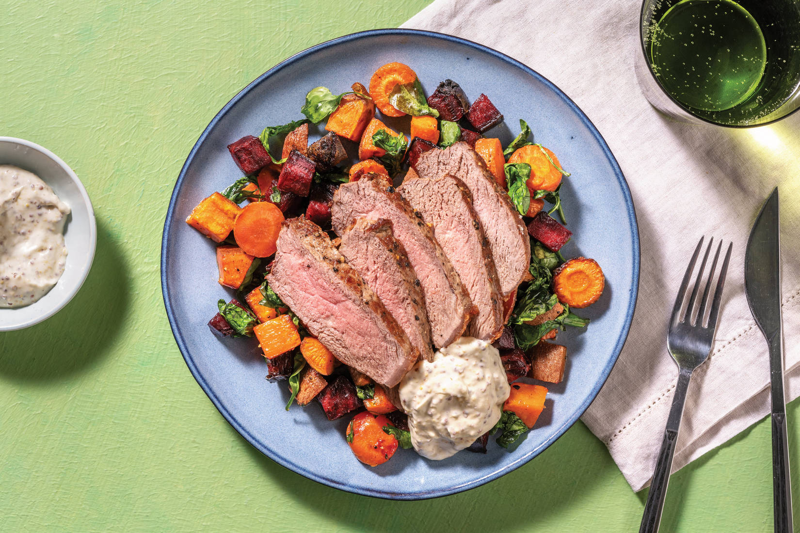 Beef Rump & Roast Veggie Medley