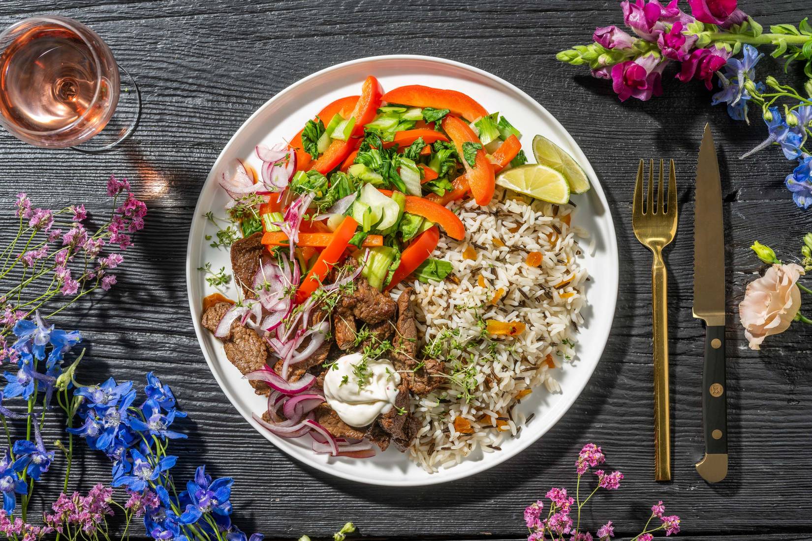 Bulgogi-Rindersteakstreifen & Knusper-Pak-Choi