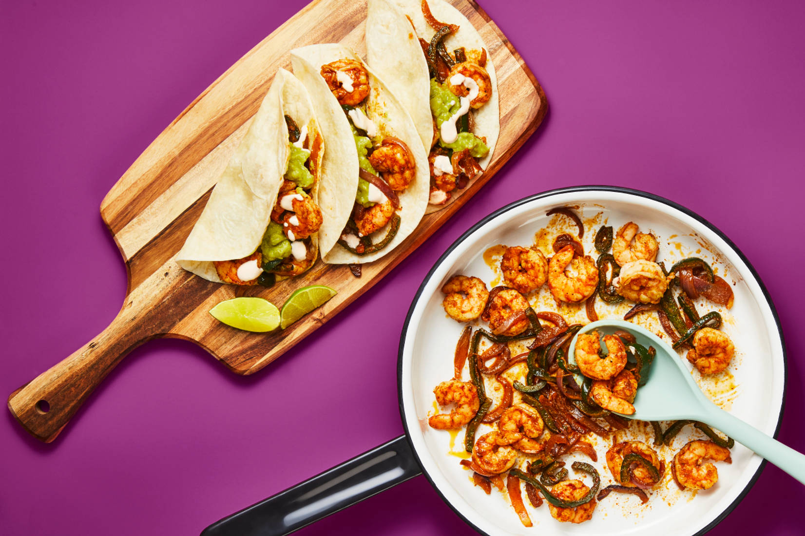 One-Pan Cantina Shrimp Fajitas