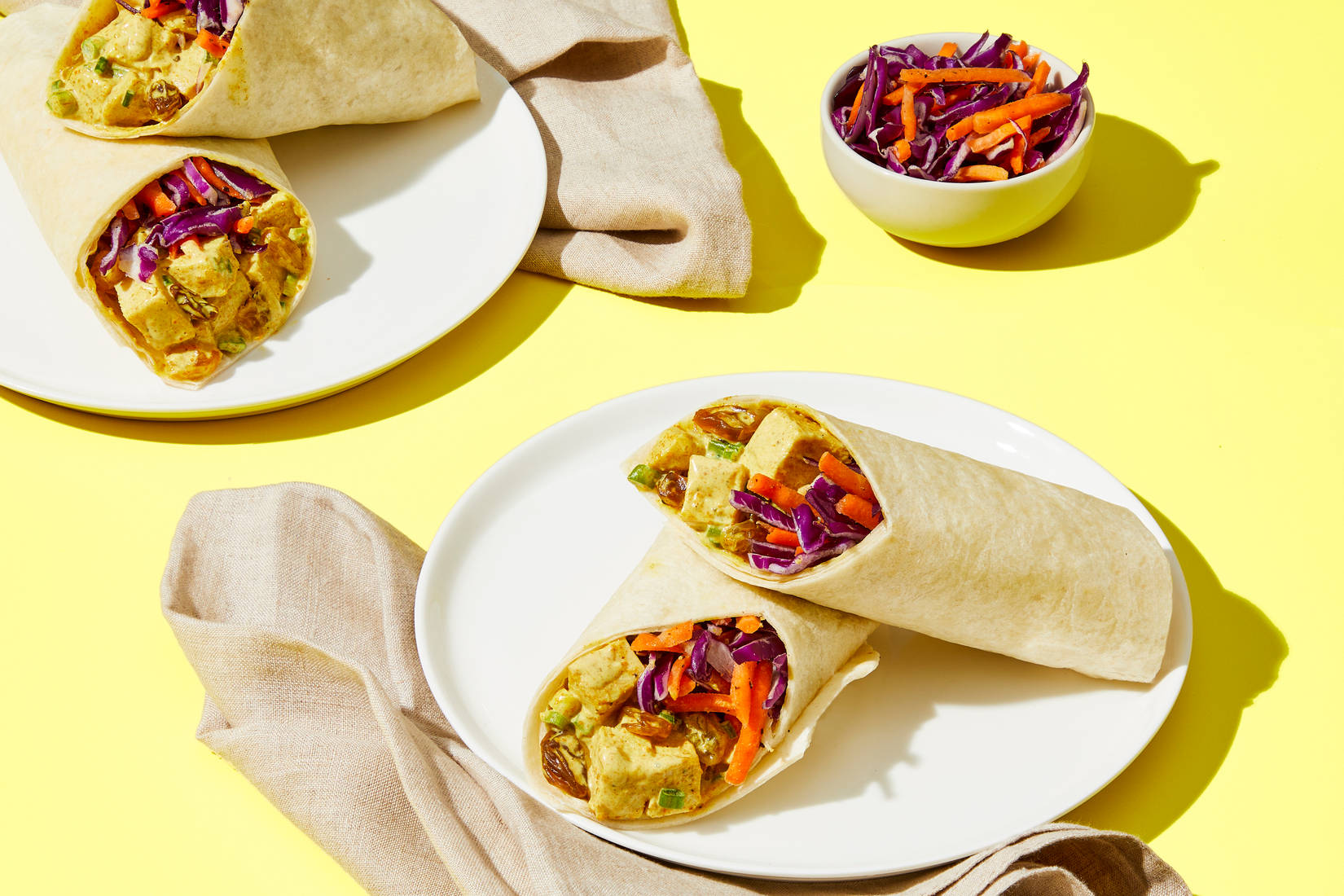 Curried Chicken Salad Wraps