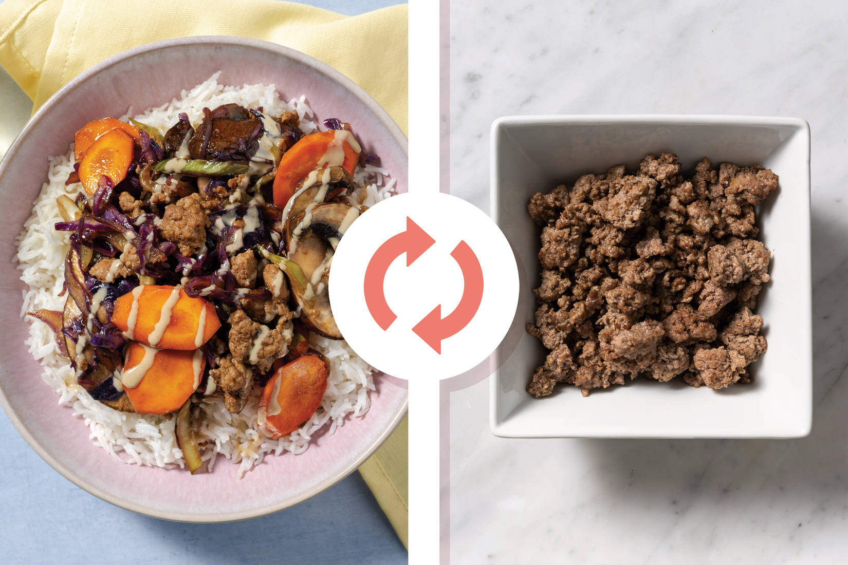 Teriyaki Beef & Mushroom Rice Bowl