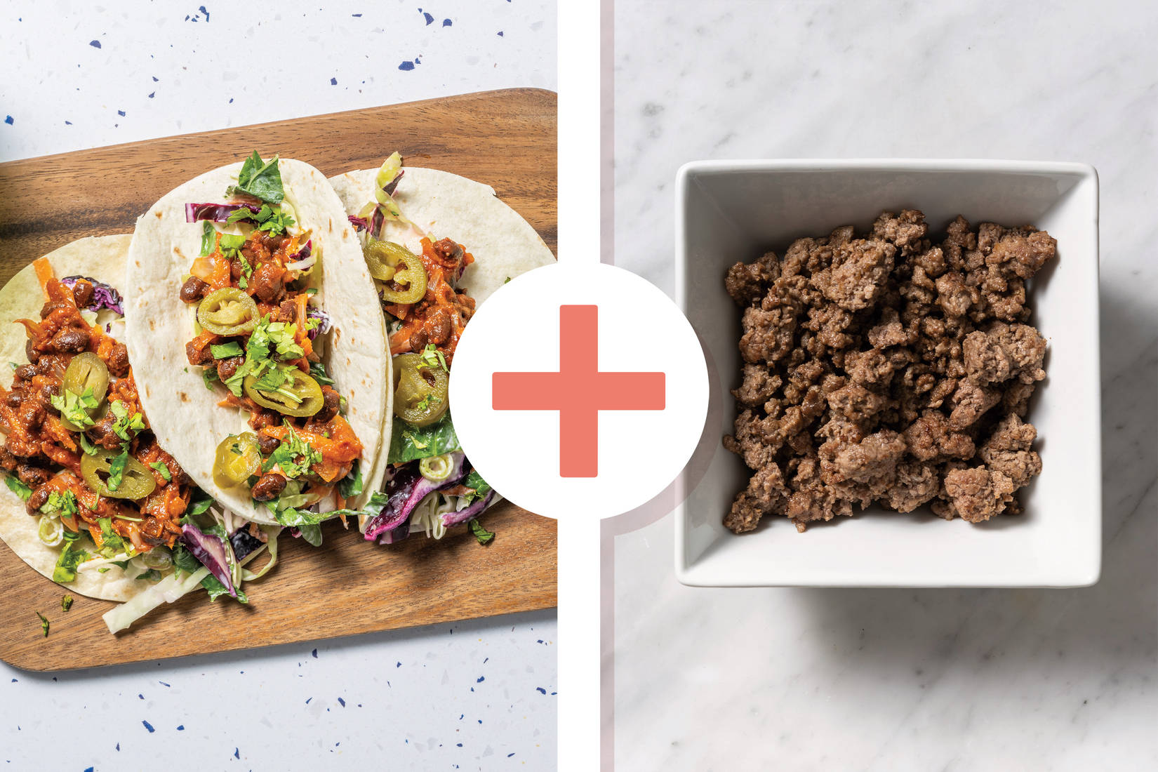 Super Quick Tex-Mex Beef & Black Bean Tacos