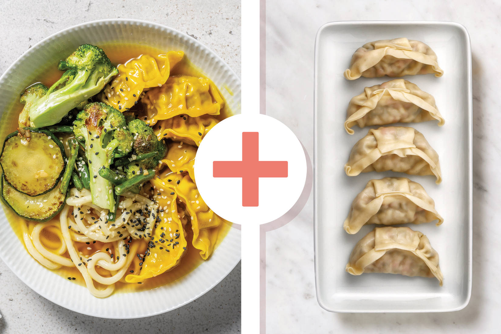 Double Prawn Wonton & Easy-Prep Veggie Soup