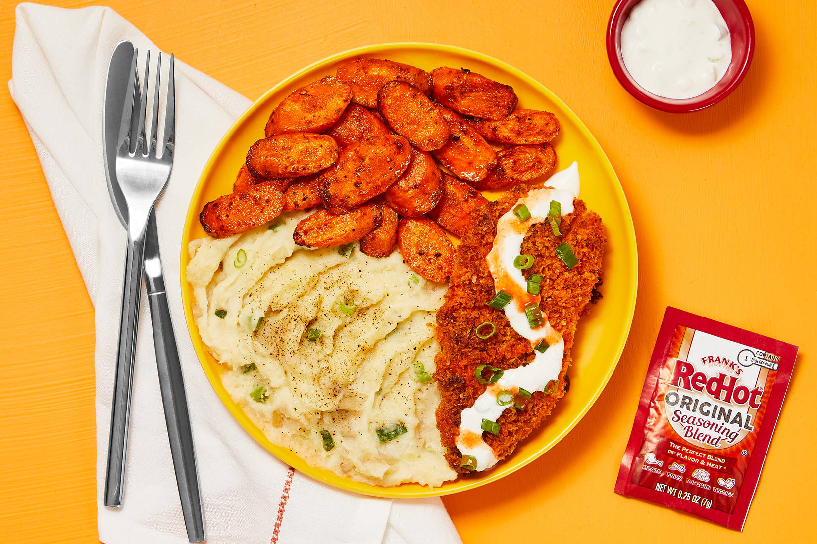 Crispy Buffalo-Spiced Chicken