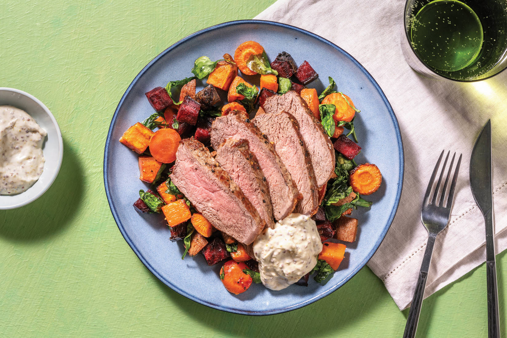 Beef Rump & Roast Veggie Medley