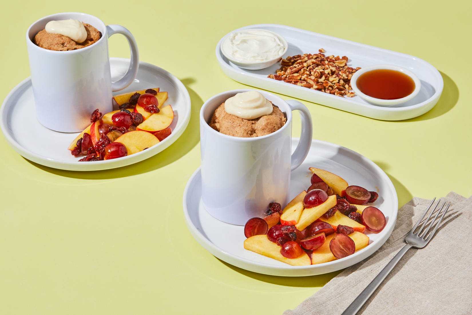 Apple-Pecan Mug Muffins