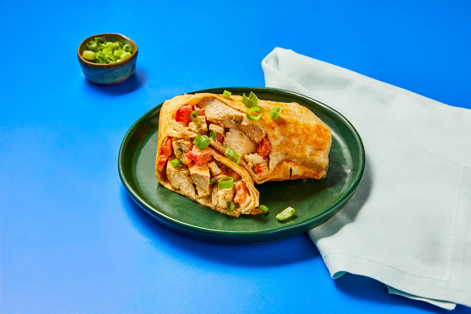 Saucy Italian Chicken Wraps