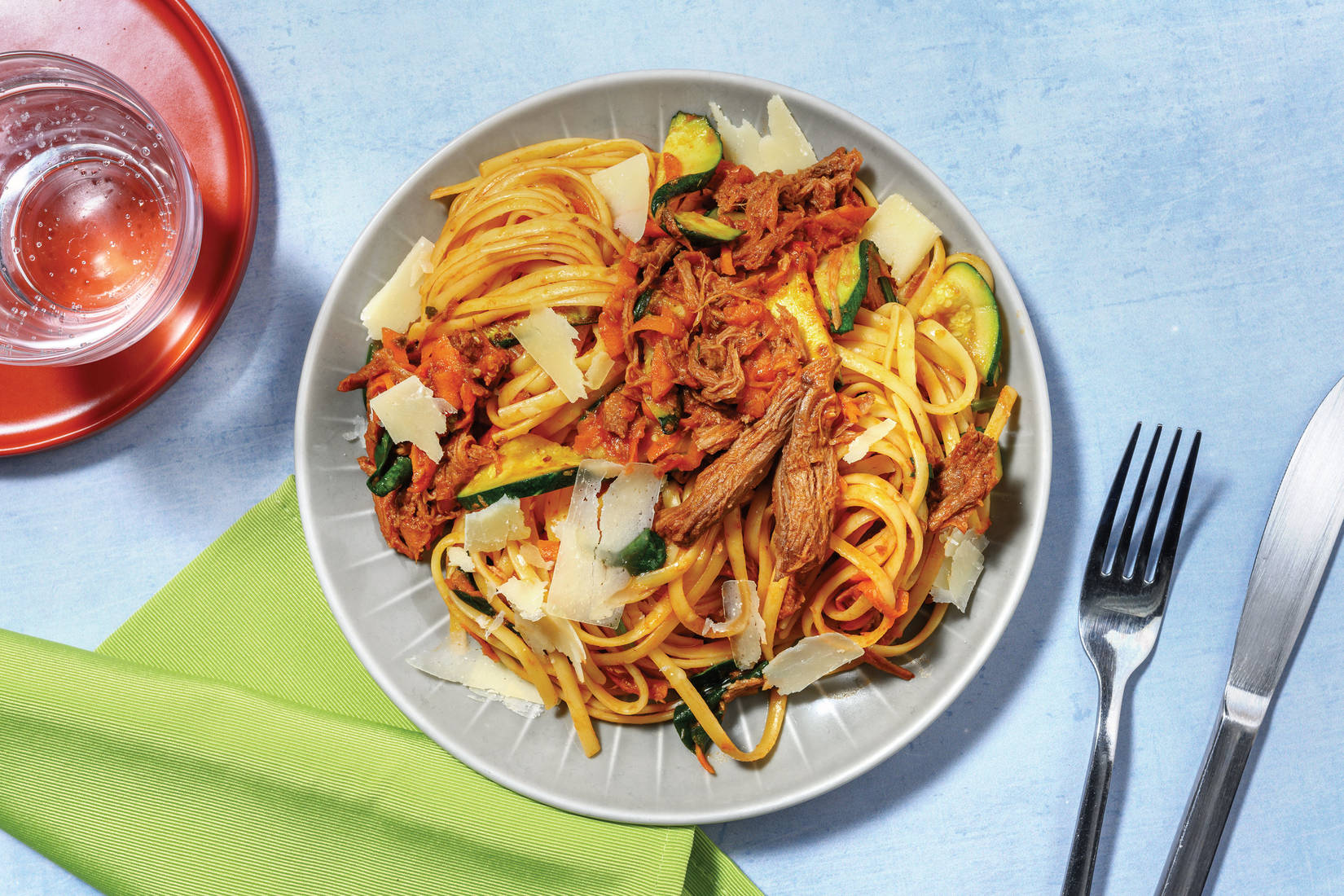 Easy Nonna’s Beef Brisket Ragu & Fettuccine