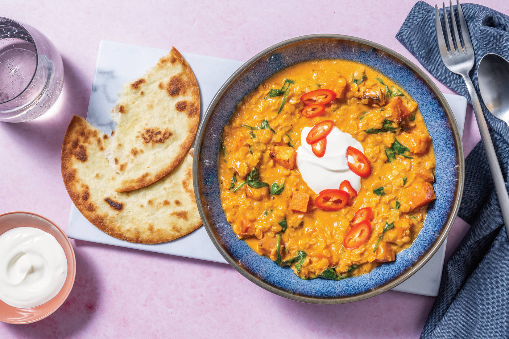 Indian Sweet Potato & Lentil Dhal