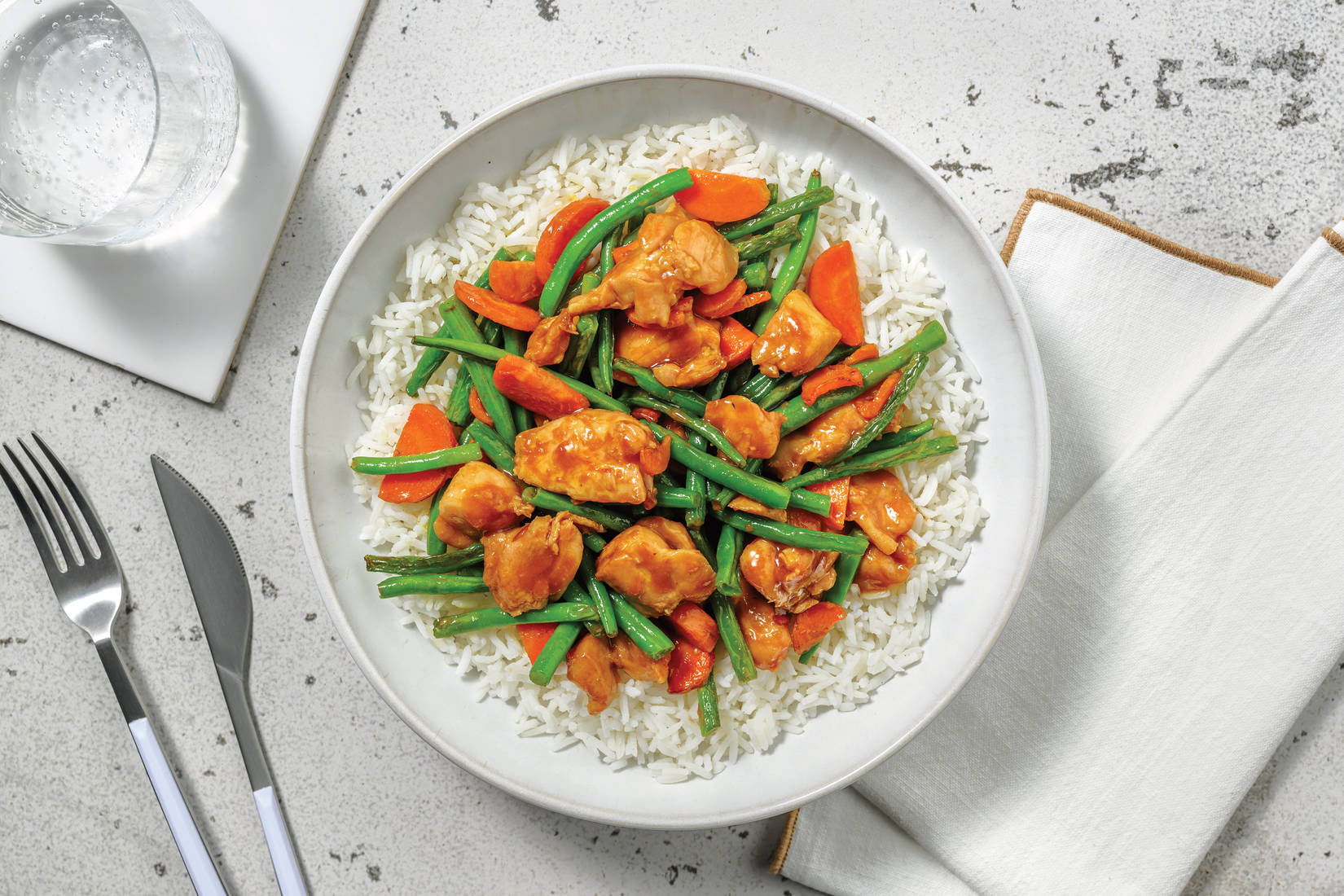 Lemongrass Beef & Stir-Fried Veggies