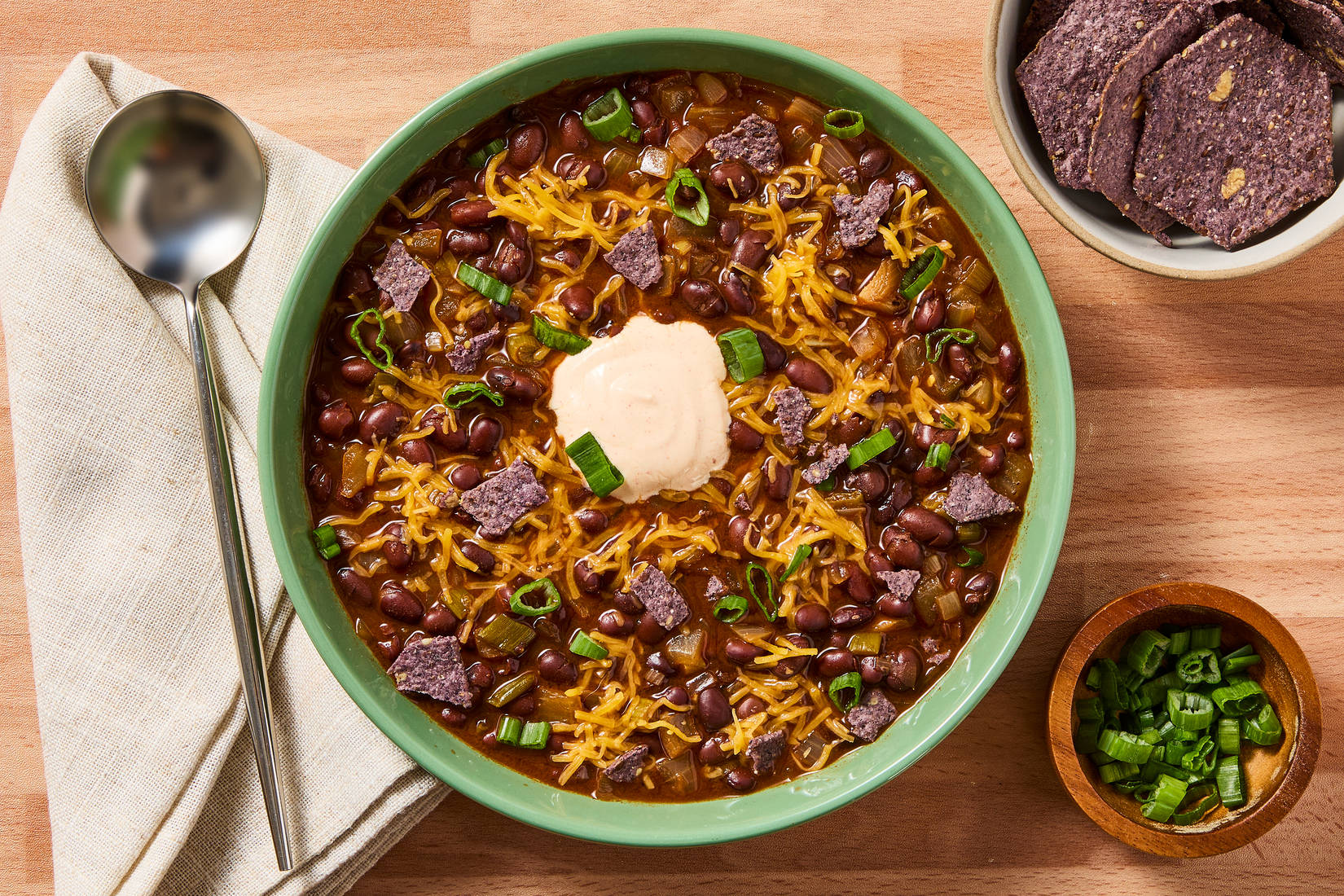 One-Pot Mexicali Black Bean Soup
