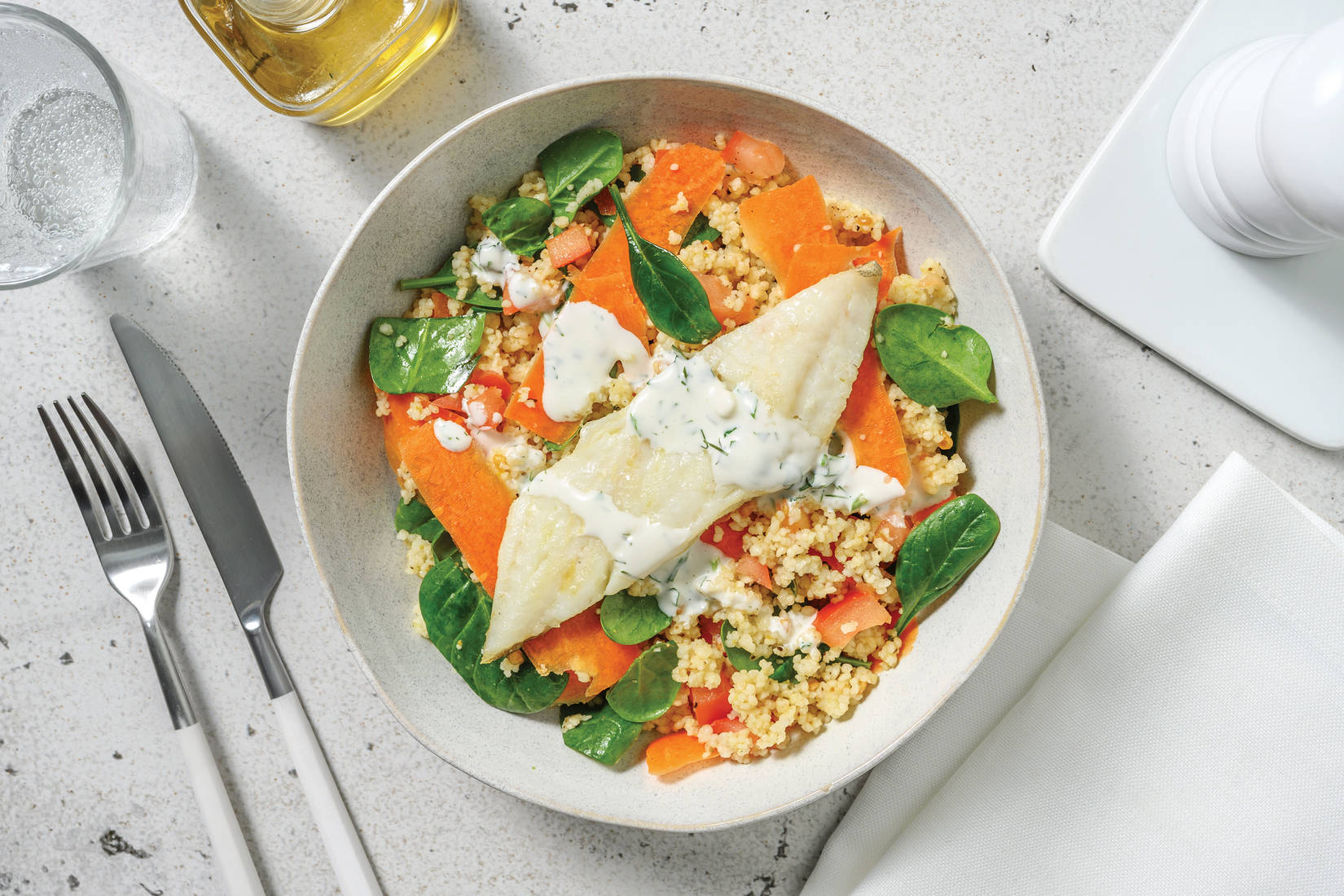 Easy Chicken & Zesty Couscous