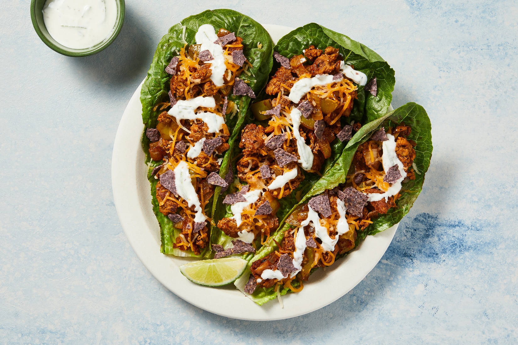 One-Pan Tofu Fajita Lettuce Wraps