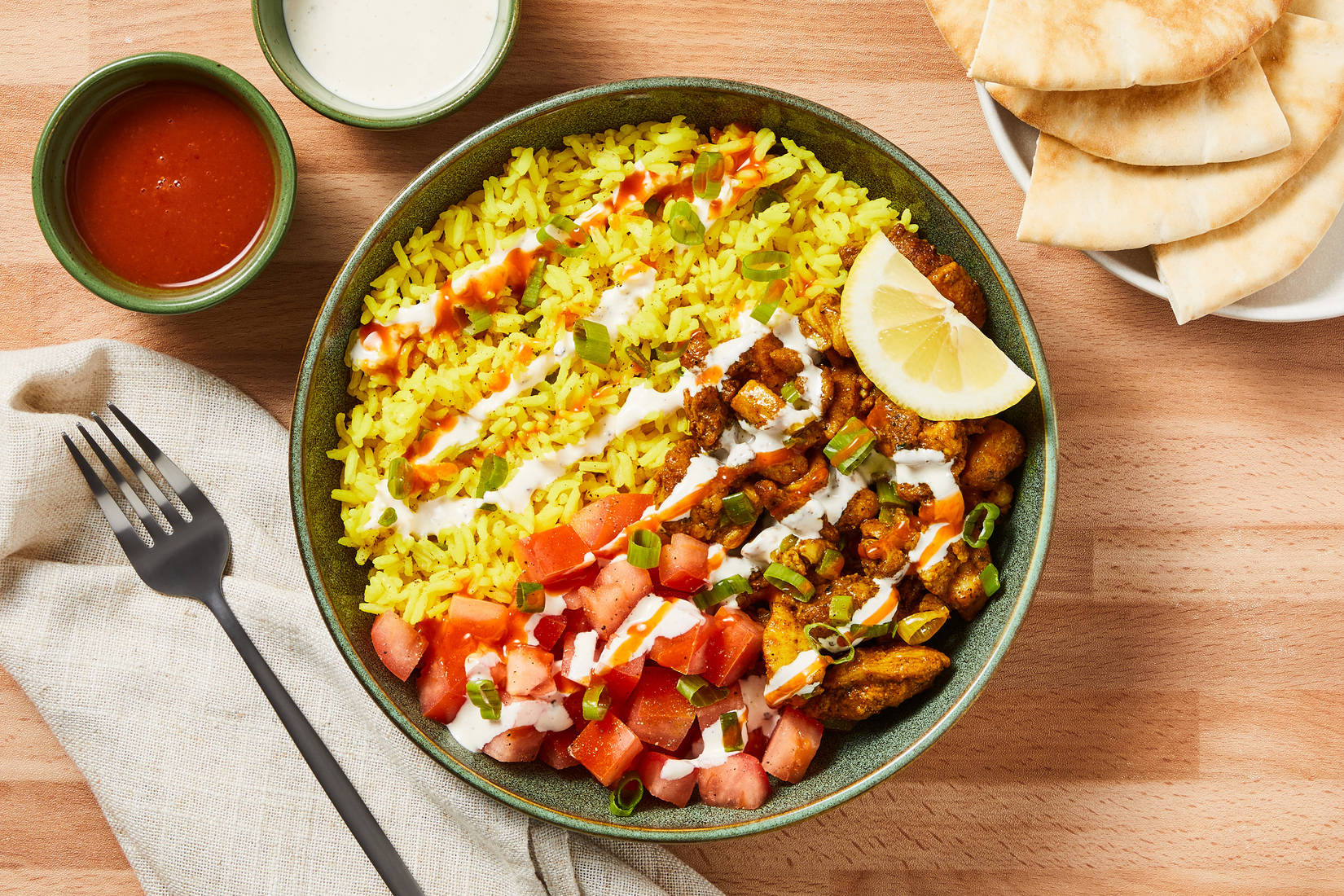 Street Cart-Style Turkey Bowls