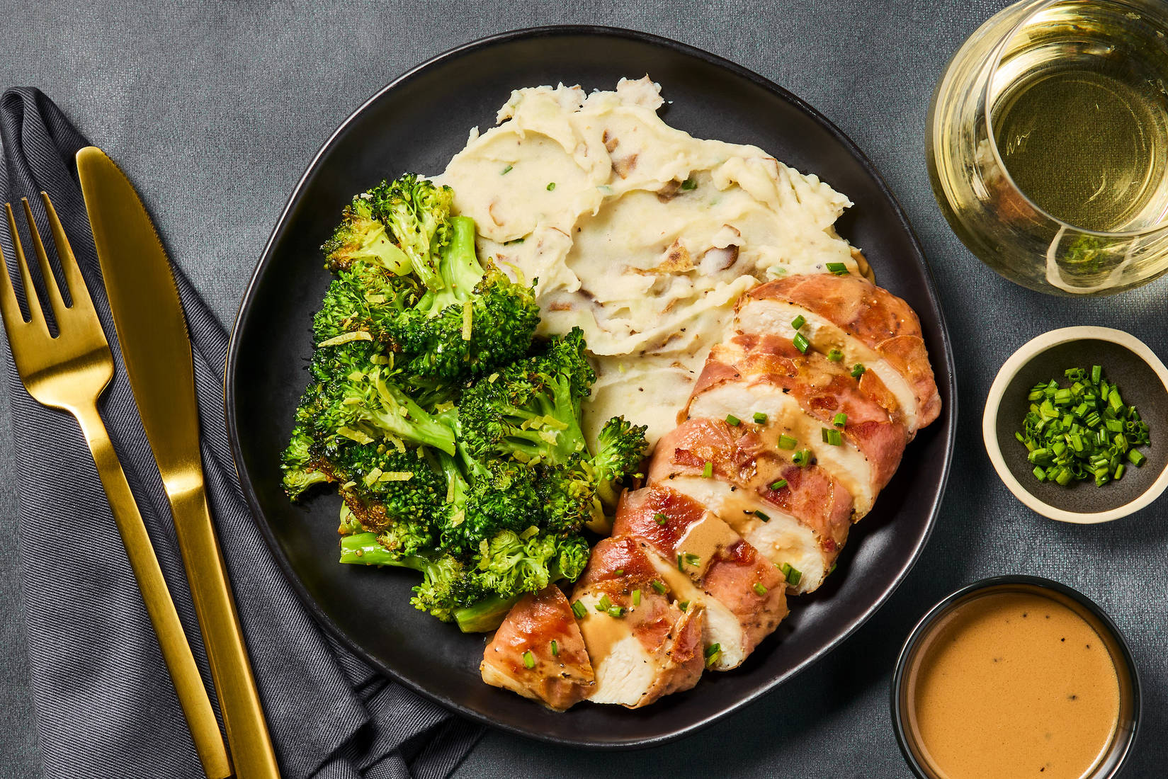 Prosciutto-Wrapped Chicken