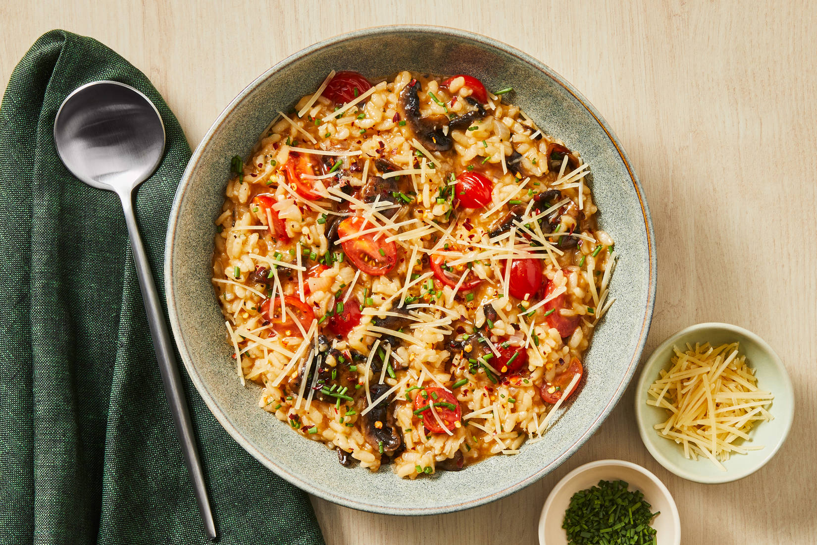 Shrimp & Mushroom Risotto