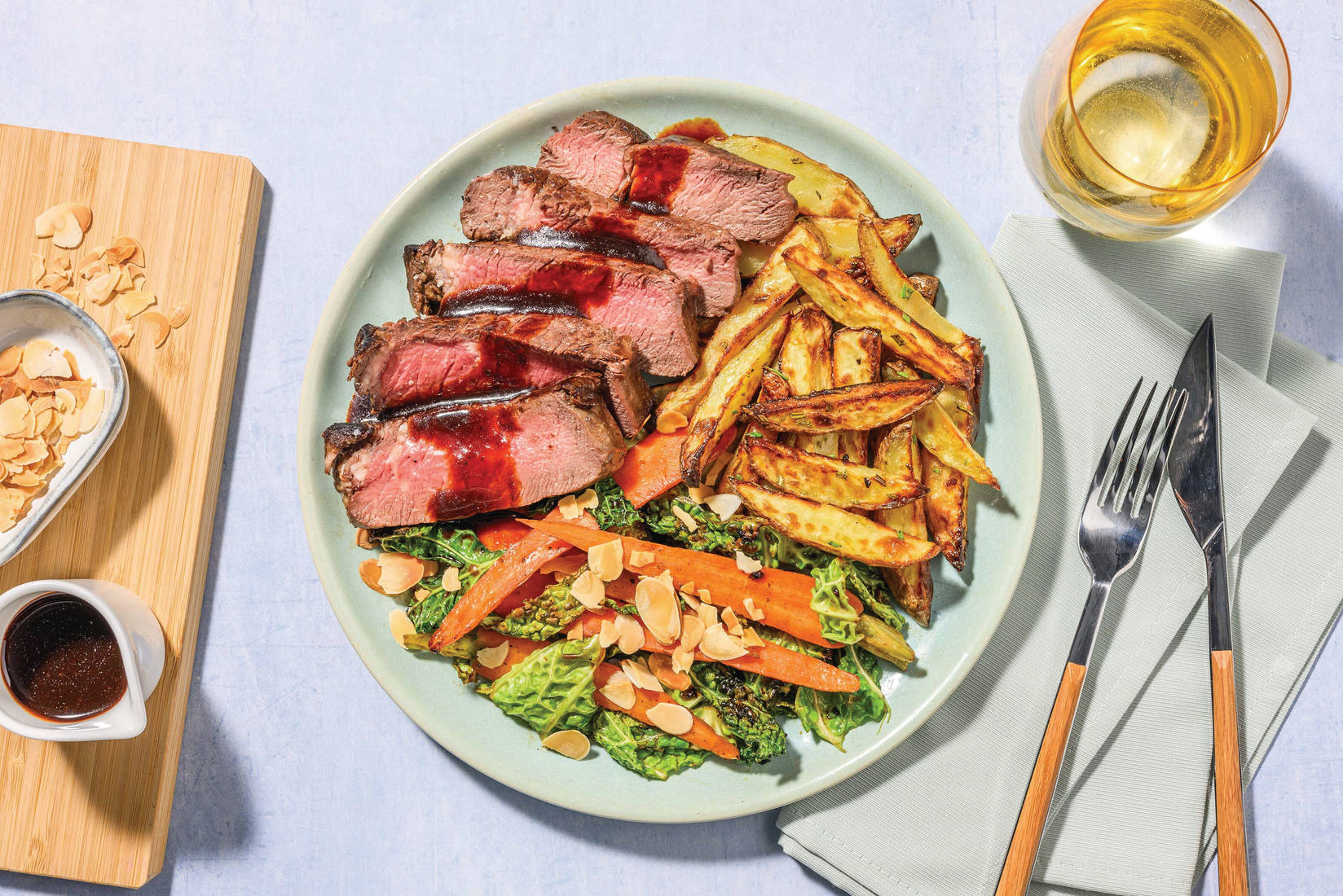 Porterhouse Steak & Red Wine Jus