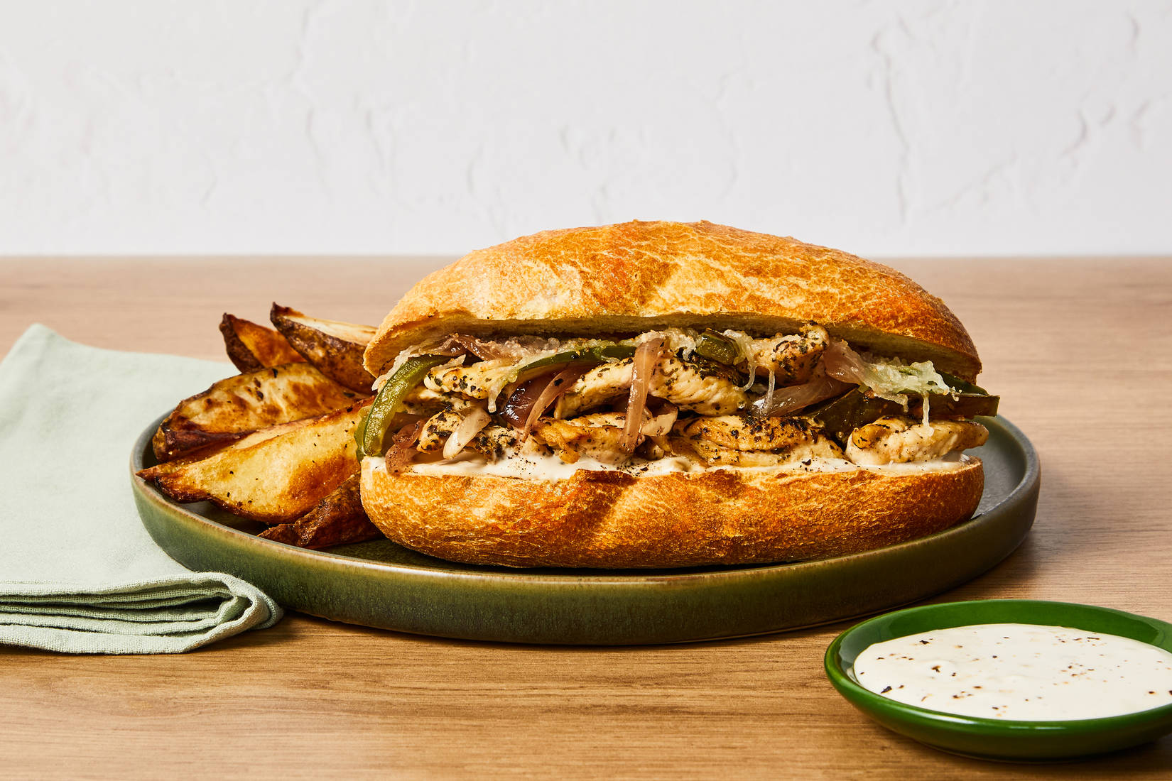 Italian Chicken, Bacon & Pepper Sandos