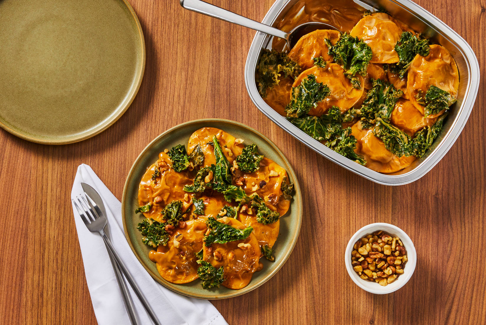 Melty Mushroom Ravioli