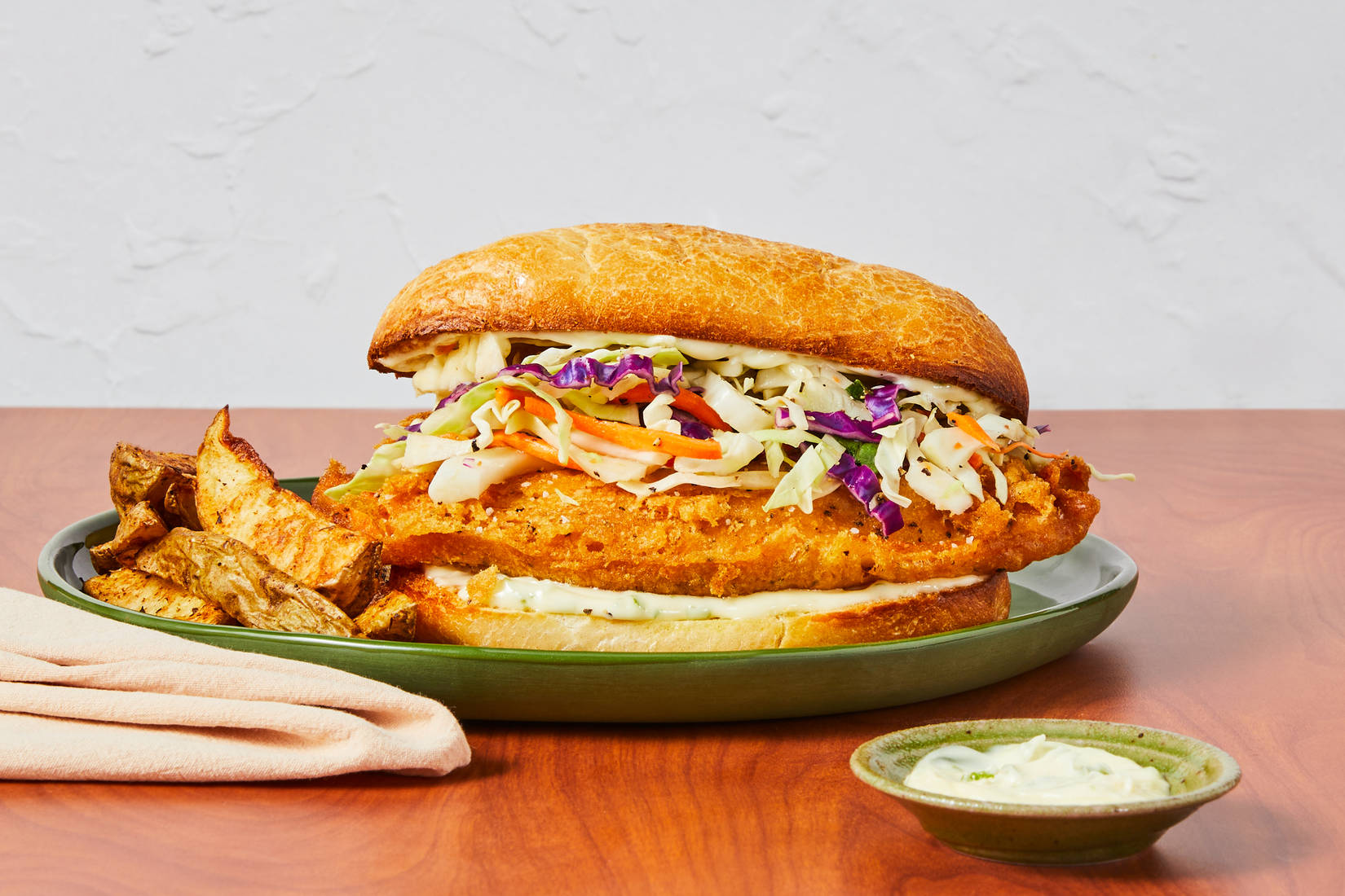 Cajun-Spiced Crispy Tilapia Sandwiches