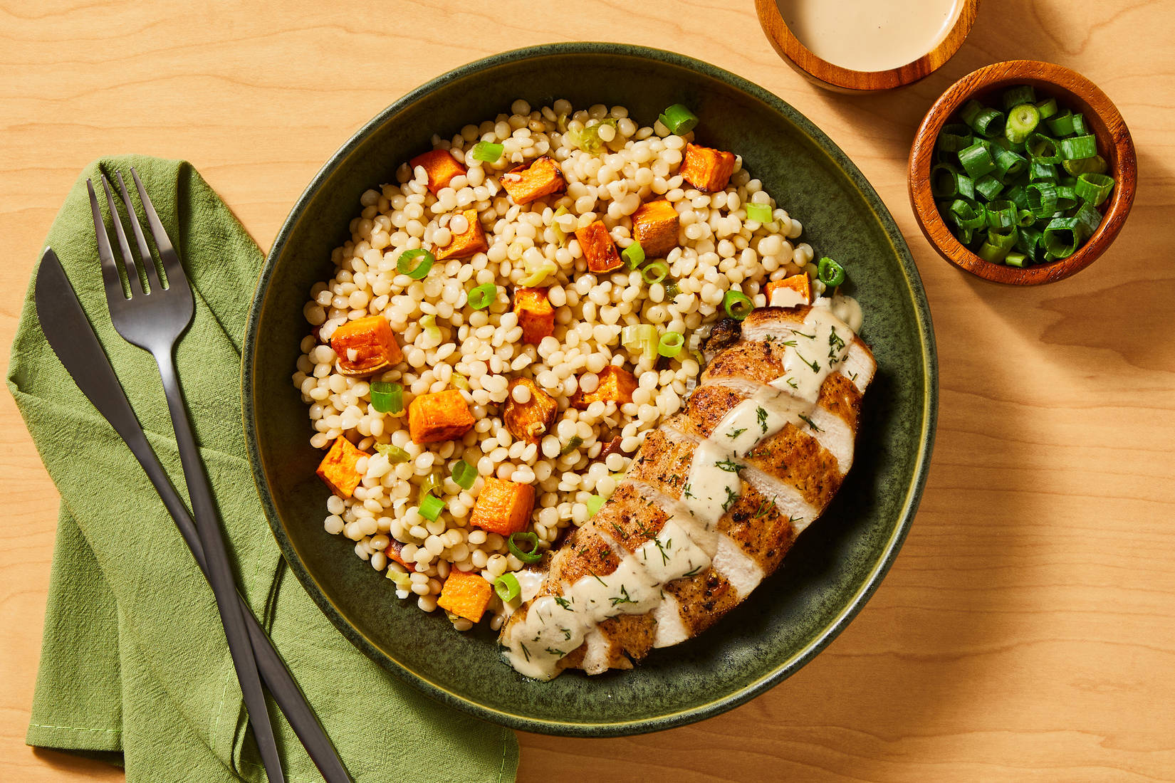 Chicken with Creamy Garlic Sauce