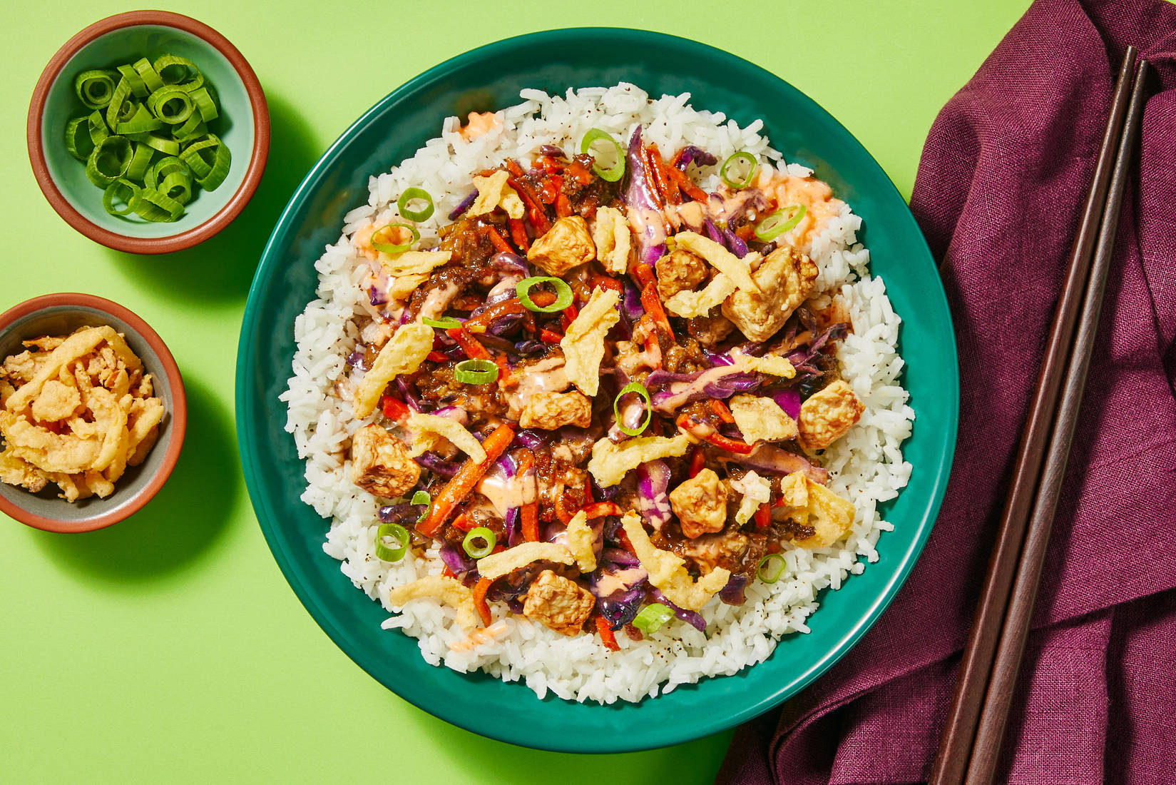 Sesame Soy Tofu Bowls
